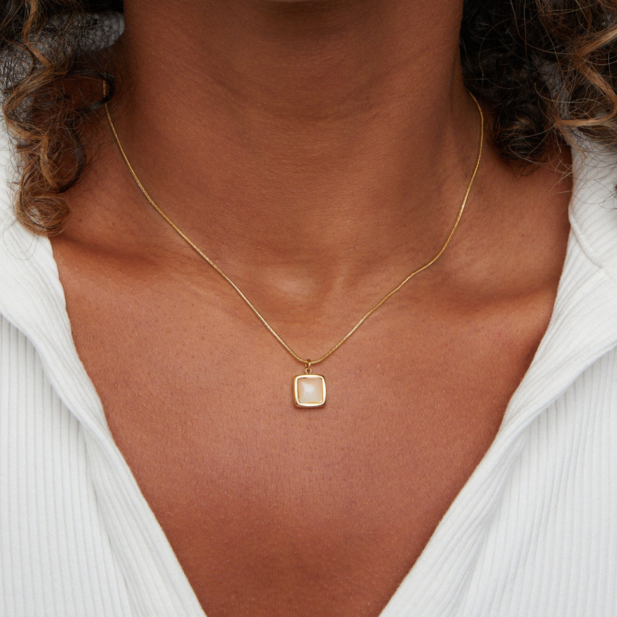 Collana con Pendente Riva Moonstone