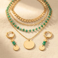 Set di Gioielli Collana Vintage Bohemien con Perline