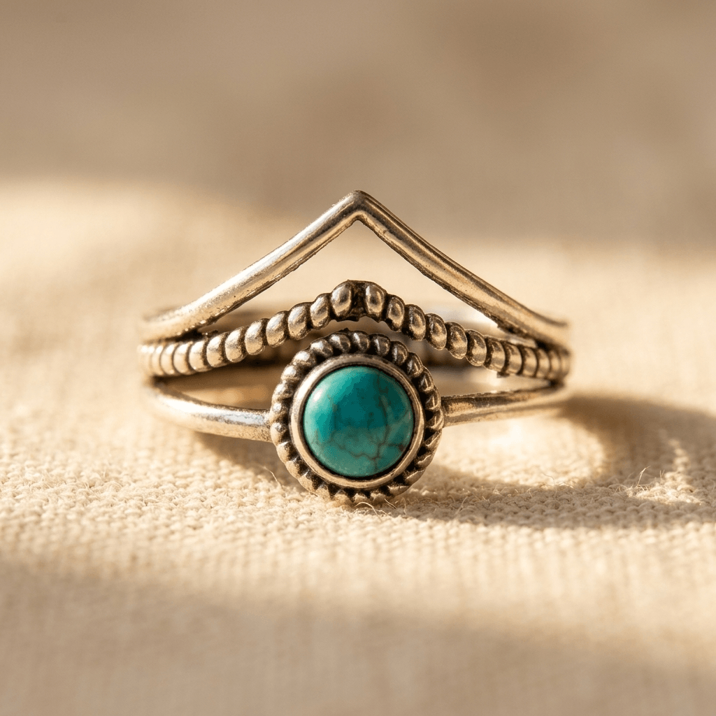Anello Bohemien Marquise Turchese