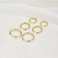Set di Orecchini a Cerchio Triplo